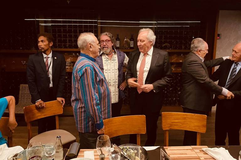 Presidente do Timor Leste janta com Lewandowski e convidados no Fuego, em Brasília