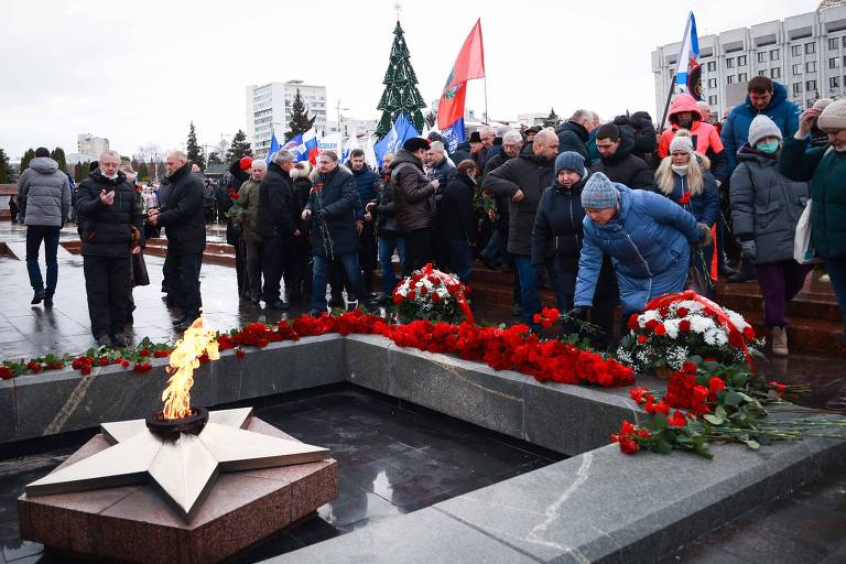 Russos prestam homenagens a militares mortos em ataque ucraniano na véspera do Ano-Novo