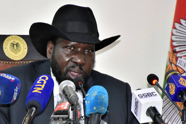 Sudão do Sul prende jornalistas após vazamento de vídeo de presidente urinando nas calças