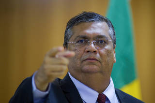 Brazil's new Justice Minister Flavio Dino attends his inauguration ceremony in Brasilia