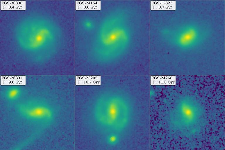 Webb revela galáxias similares à Via Láctea no Universo jovem