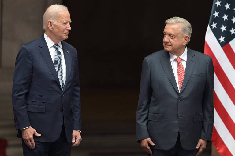 Biden e AMLO realçam diferenças sobre crise migratória em encontro no México