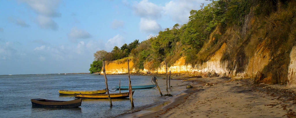 Praia em Tibau do Sul, no litoral do Rio Grande do Norte