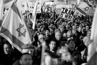 Protest against Israeli Prime Minister Netanyahu's right-wing coalition in Tel Aviv