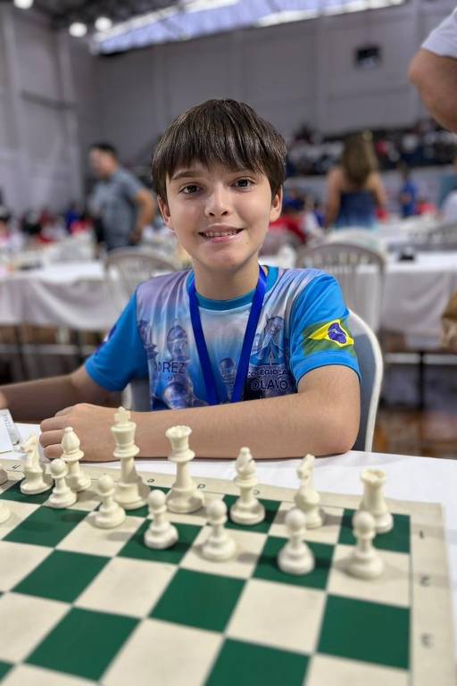 Henrique no Campeonato Sul-americano de Xadrez Escolar