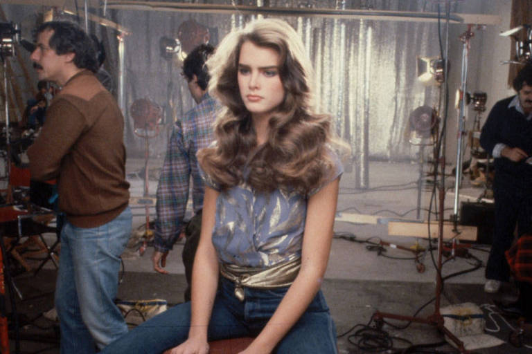 Brooke Shields em imagem de arquivo do filme 'Pretty Baby: Brooke Shields', de Lana Wilson