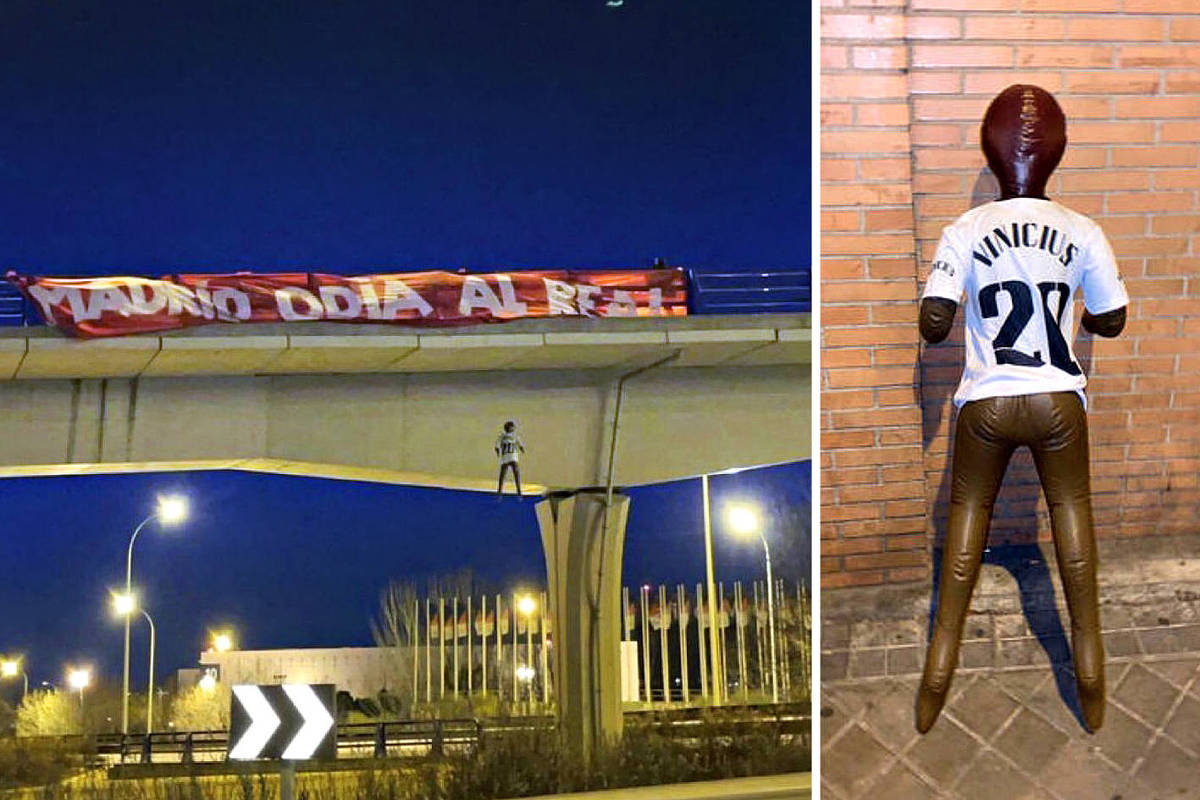 Muñeco de Vini Jr ahorcado aparece en el puente de Madrid – 26/01/2023 – Deporte