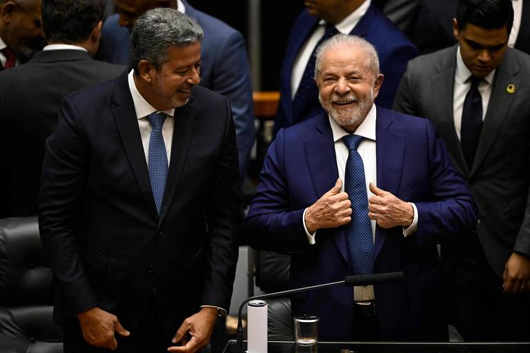 Presidente Luiz Inácio Lula da Silva (PT) e presidente da Câmara, Arthur Lira (PP-AL)