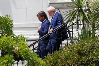 Brazil's President Lula da Silva visits Uruguay