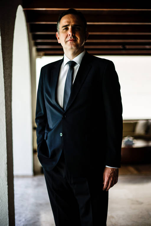 Folha entrevista Rodrigo Pacheco (PSD), presidente do Senado na Residência Oficial