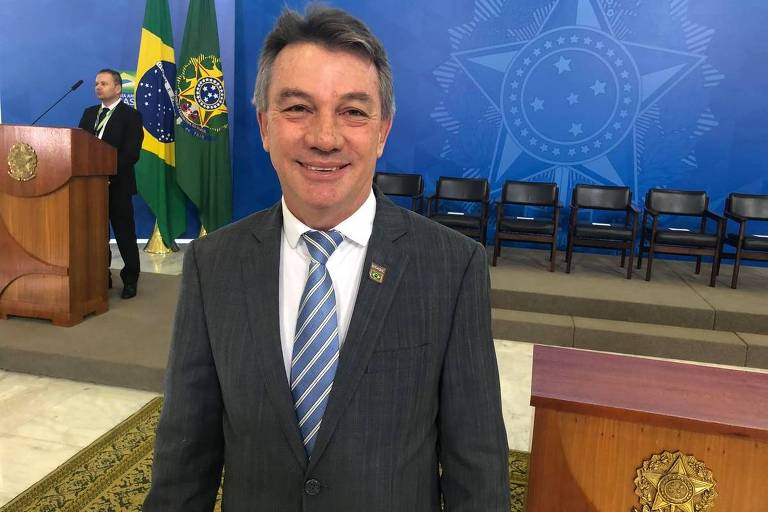 Antonio Denarium (PP), governador de Roraima, durante evento em Brasília