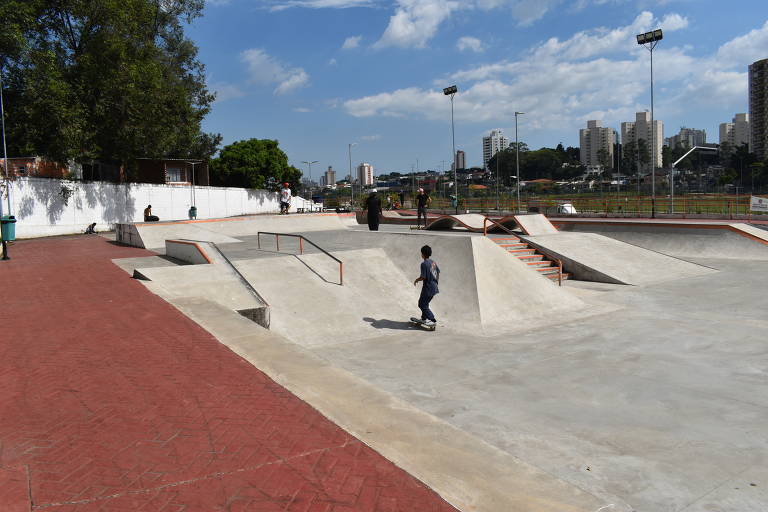 Pista de Skate do parque do Chuvisco, em São Paulo