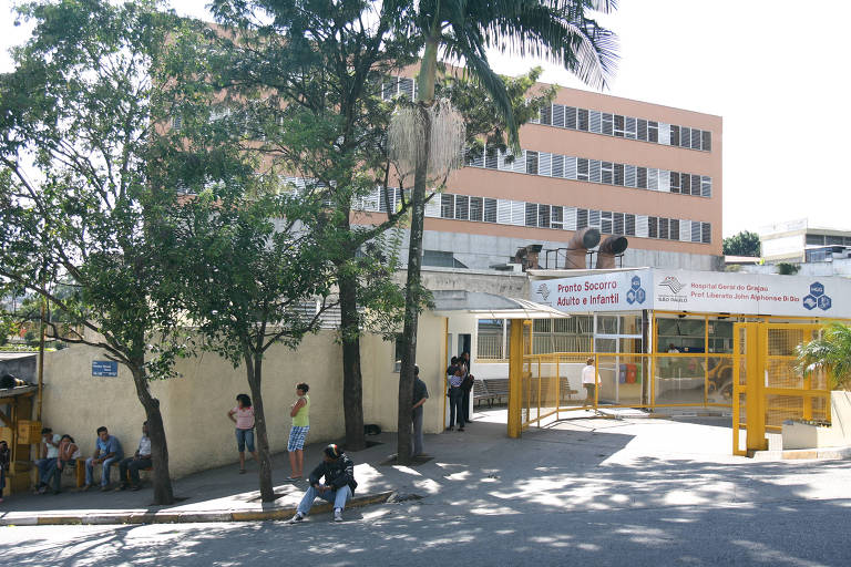 Fachada do Hospital Geral do Grajaú