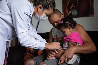 Busca ativa por crianças com a vacina contra a Covid-19 em atraso