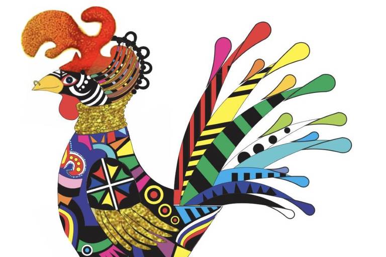 Escultura gigante do Galo da Madrugada homenageará cultura afro-brasileira