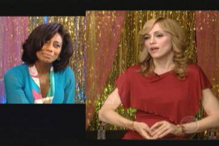 Glória Maria entrevista a cantora Madonna em 2005