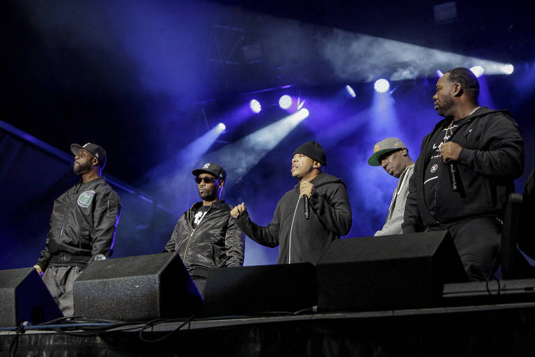 Na foto, Wu-Tang Clan faz show com o The Roots em Nova York, em 2016