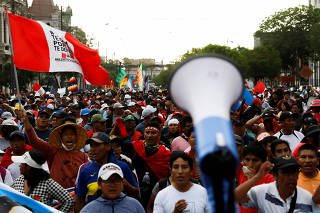 Anti-government protests in Lima