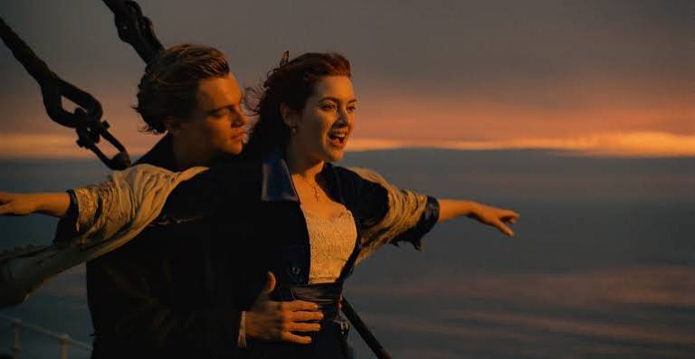 Cena do filme "Titanic"
