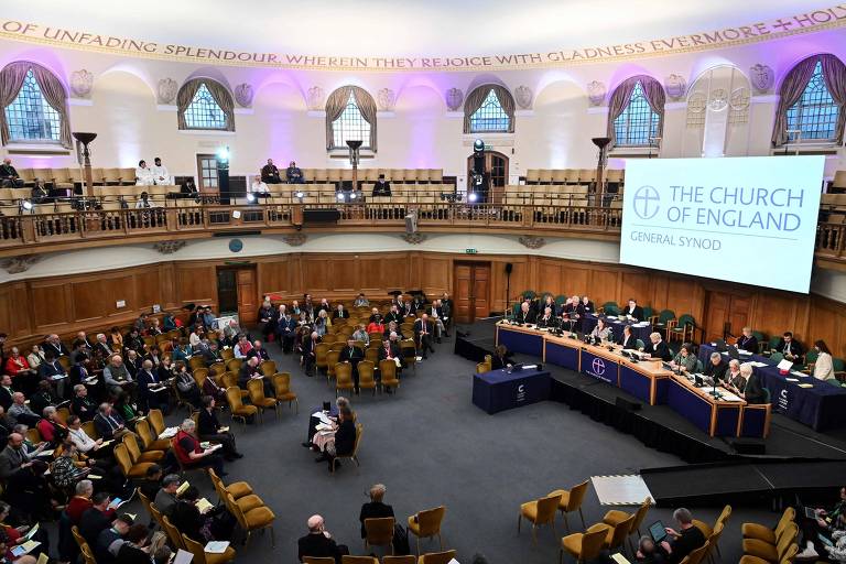 Sínodo da Igreja Anglicana, em Londres, no último dia 7