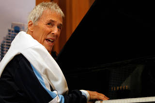 FILE PHOTO: Composer Bacharach sings during a media event in Sydney