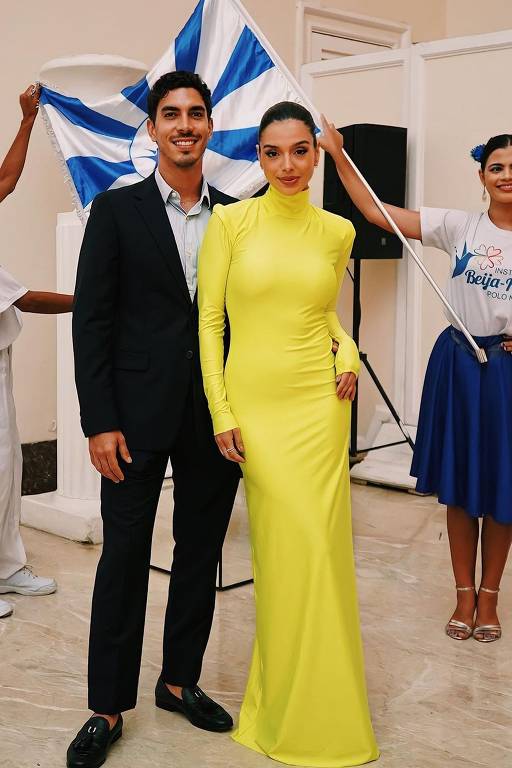 Giovanna Lancellotti comenta expectativa para ocupar posto que era da sogra  em desfile da Beija-Flor