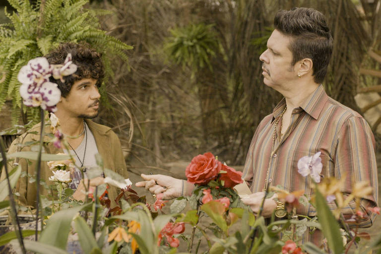 Lucas Galvino e Marco França Albuquerque como Mirinho e Fubá Mimoso em 'Mar do Sertão'