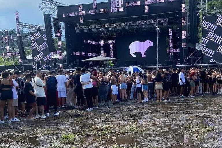 Lamaçal transforma REP Festival em caos