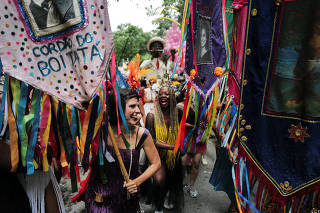 Pre-carnival parade in Rio de Janeiro