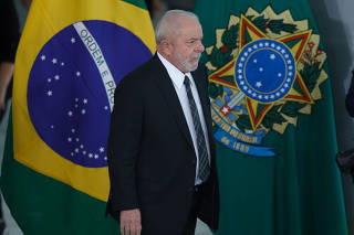 Lula durante evento no Palácio do Planalto