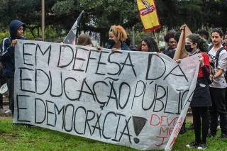 DEMOCRACIA / ESTUDANTES / BOLSONARO / PROTESTO