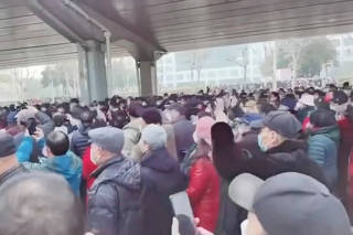 Chinese retirees take to streets to protest health insurance cuts in Wuhan