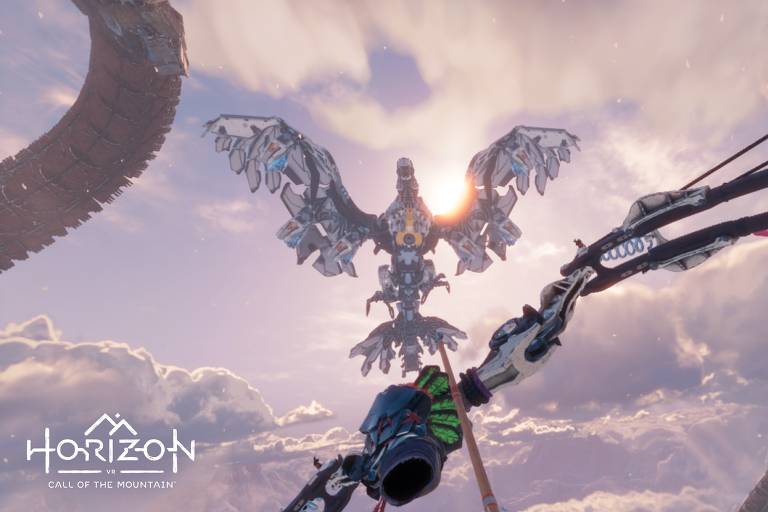 Imagem do jogo 'Horizon Call of the Mountain', para PlayStation VR2