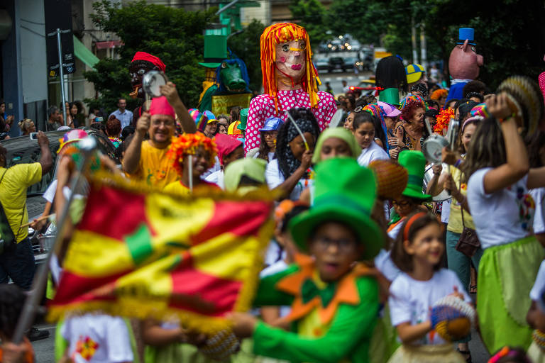 Veja imagens de blocos de Carnaval infantis em São Paulo