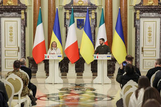 Italian Prime Minister Meloni visits Kyiv
