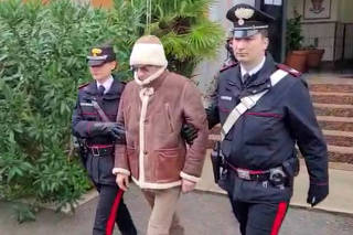 FILE PHOTO: Arrest of mafia boss Matteo Messina Denaro