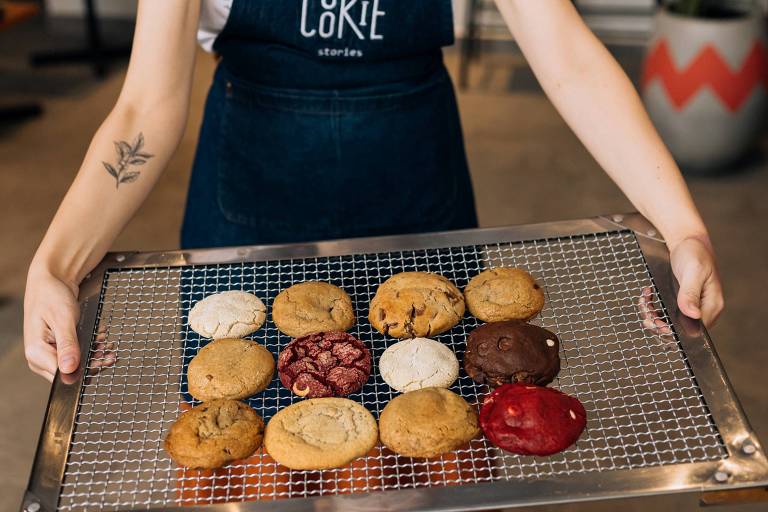Cookies da Cookie Stories, loja de Paraná dedicada aos cookies