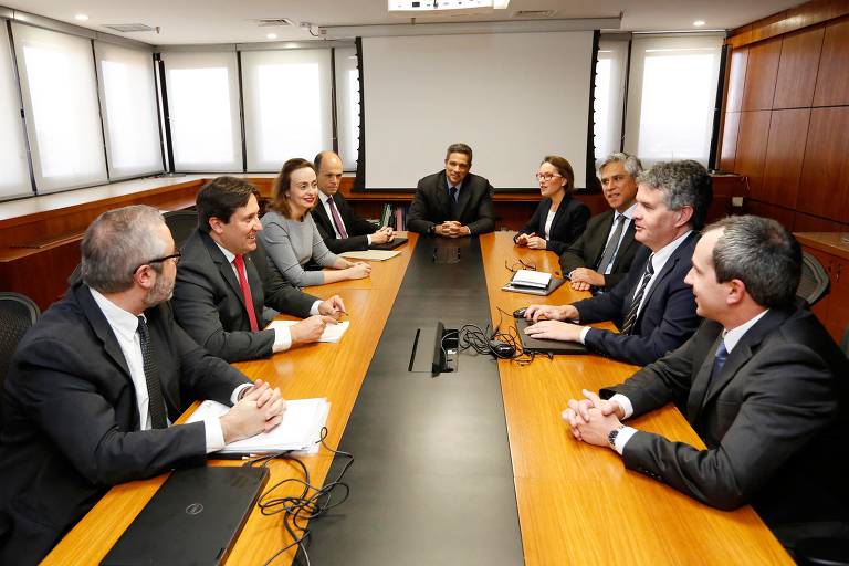 Diretoria do Copom durante reunião de definição da taxa básica de juros Brasília em 2019