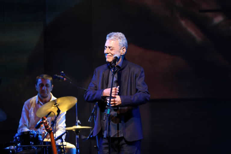 Chico Buarque em show no Rio de Janeiro