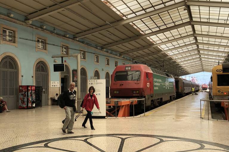 Estação de trem de Santa Apolónia, em Lisboa