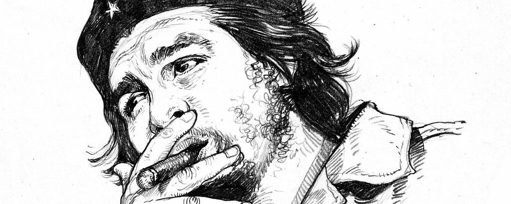 Desenhos de José Hernández para 'Che: Uma Vida Revolucionária'