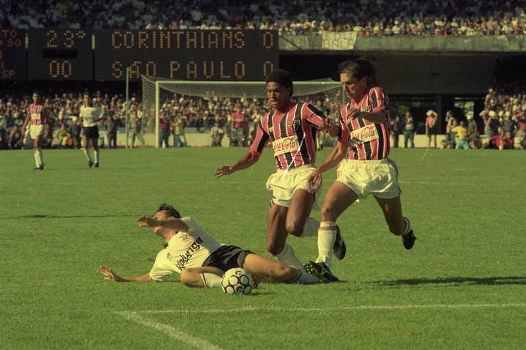 Final do Campeonato Brasileiro de 1990 disputa entre Corinthians e São Paulo