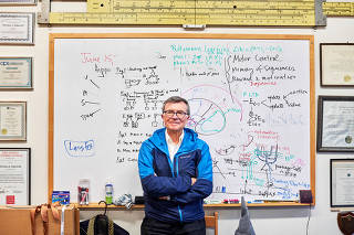 Terry Sejnowski, a neuroscientist, psychologist, computer scientist and a professor at the University of California, in San Diego, on Feb. 22, 2023. (John Francis Peters/The New York Times)