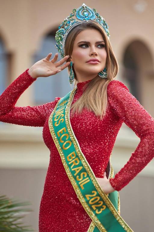 Imagens de Paula Assunção, a Miss Eco Brasil 2023
