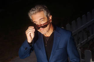 Ricardo Darin, ArgentinaÕs most celebrated film star internationally, at the Sunset Tower Hotel in West Hollywood, Calif., Feb. 12, 2023. (David Billet/The New York Times)