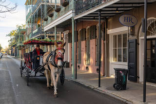 One way to see parts of New Orleans, on Jan. 27, 2023. (Sara Essex Bradley/The New York Times)