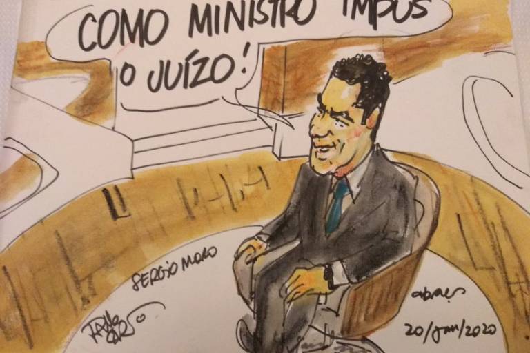 Paulo Caruso Veja charges com s tiras de Moro ao papa 04 03