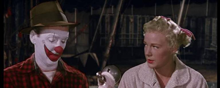 James Stewart e Betty Hutton em 'O Maior Espetáculo da Terra' (1952)
