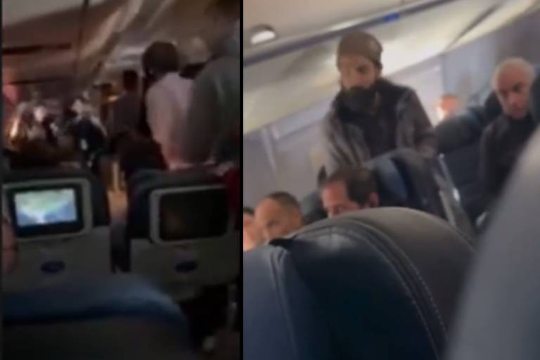 Homem tenta abrir saída de emergência em voo nos EUA