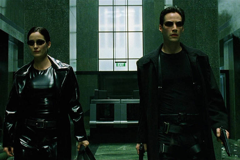 Cena do filme "Matrix", um dos filmes mais famosos lançados em 1999